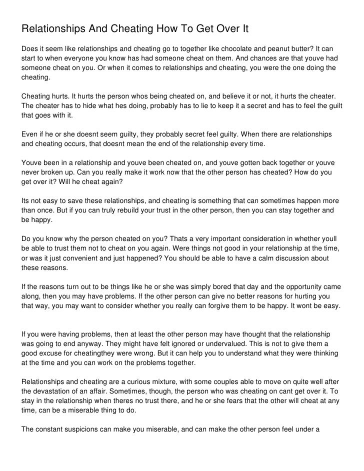How To Get Out Of Cheating Relationship How To Taunt Out Of Cheating Relationship
